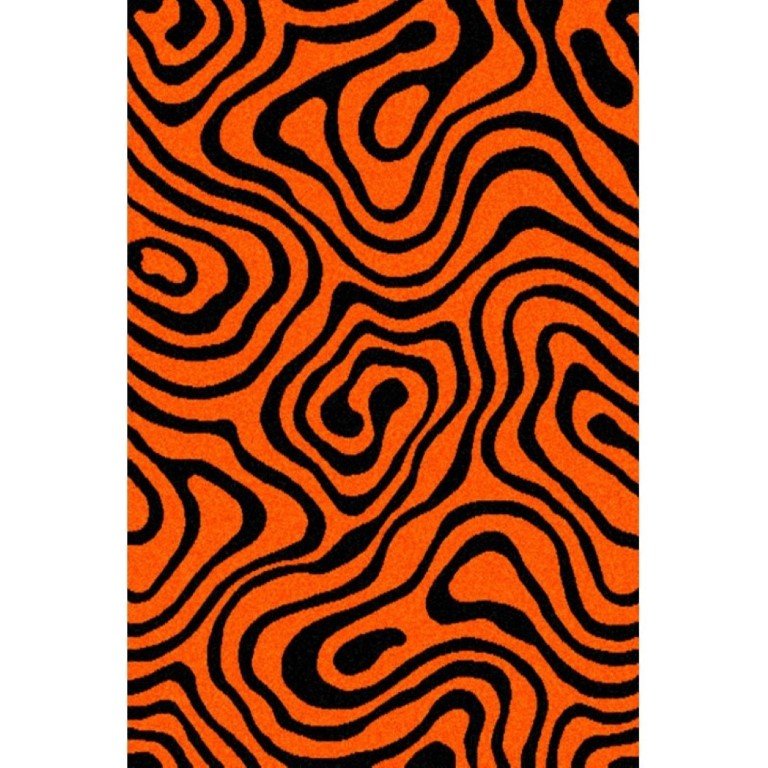 Alfombra DISEÑO MODERNO RAYAS ONDULADAS FONDO JASPEADO. 237 - Imagen 3