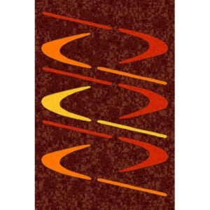 Alfombra DISEÑO MODERNO TRAZOS DIAGONALESY FONDO JASPEADO. 239 - Imagen 4