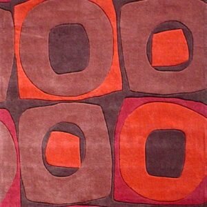 Alternative view of Alfombra Diseño moderno con cuadros grandes 420