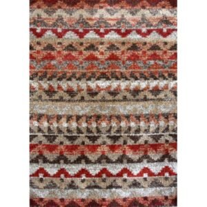 Alternative view of Alfombra Diseño moderno tipo kilim, mejicano. M-2