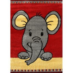 Alternative view of Alfombra Diseño infantil elefante azul ELEFANTE
