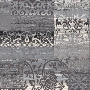 Alfombra Alfombra acrilica, diseño contemporáneo, patchwork. C-1 - Imagen 3