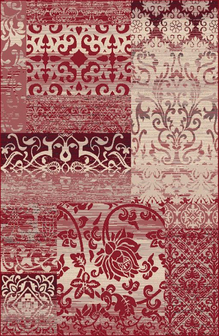 Alfombra Alfombra acrilica, diseño contemporáneo, patchwork. C-1 - Imagen 2