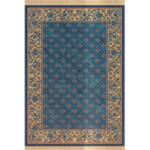 Alfombra Diseño neoclásico con fondo flor de lis 819