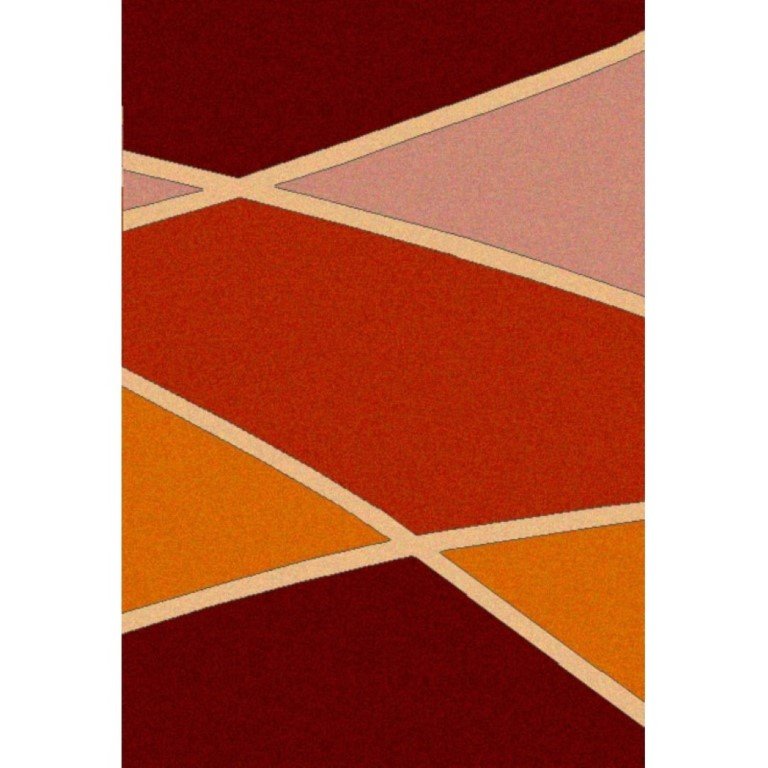 Alfombra Diseño moderno de rayas diagonales J11