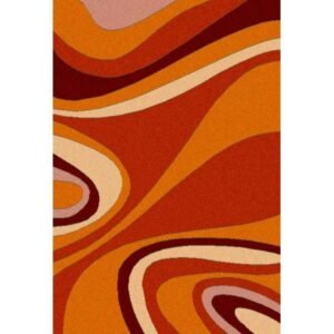 Alfombra Diseño de ondas moderno J12