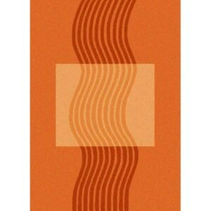 Alfombra Diseño moderno, hojas y fondo marmoleado 221