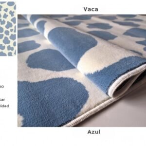Alfombra Alfombra acrílica, diseño infantil, tacto suave. VACA