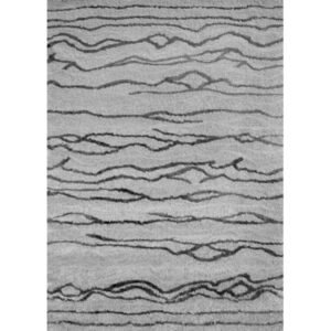 Alfombra Medorna, actual, con ondas y diferentes materiales 105