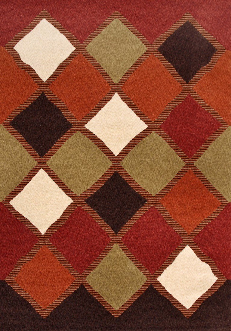 Alfombra Diseño moderno Motivos ROMBOS. 769