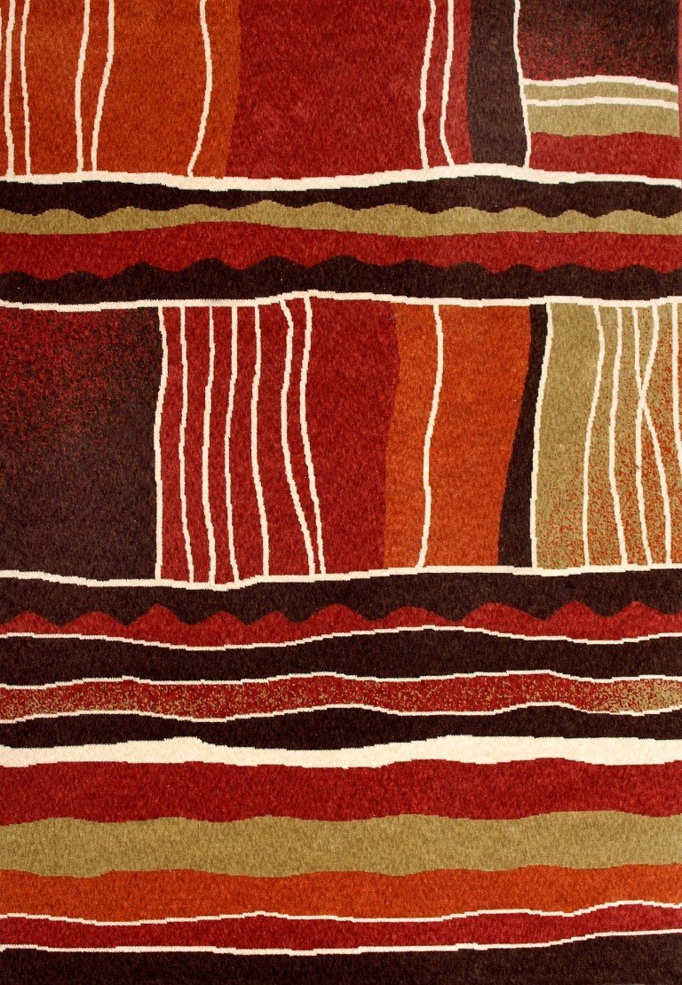Alfombra Diseño moderno LINEAS VERTICALES Y HORIZONTALES. 770