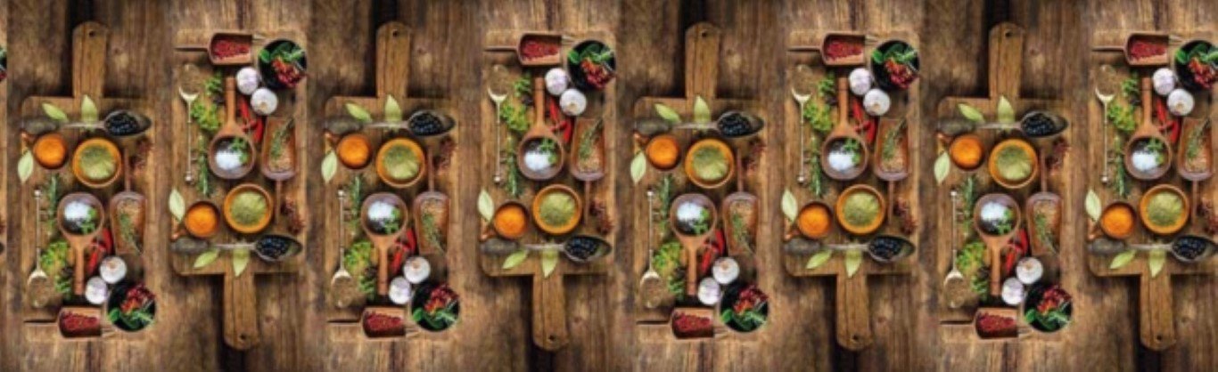 Alfombra Pasillo cocina antideslizante HERBS