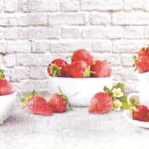 Alfombra Pasillo cocina antideslizante STRAWBERRY