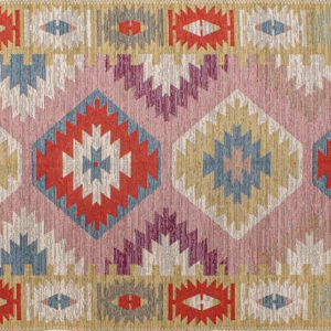 Alternative view of Alfombra Alfombra tipo Kilim, Algodón-polyester, fina, clasica. 304
