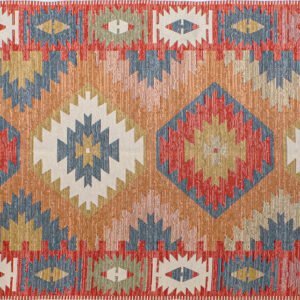 Alfombra Alfombra tipo Kilim, Algodón-polyester, fina, clasica. 304