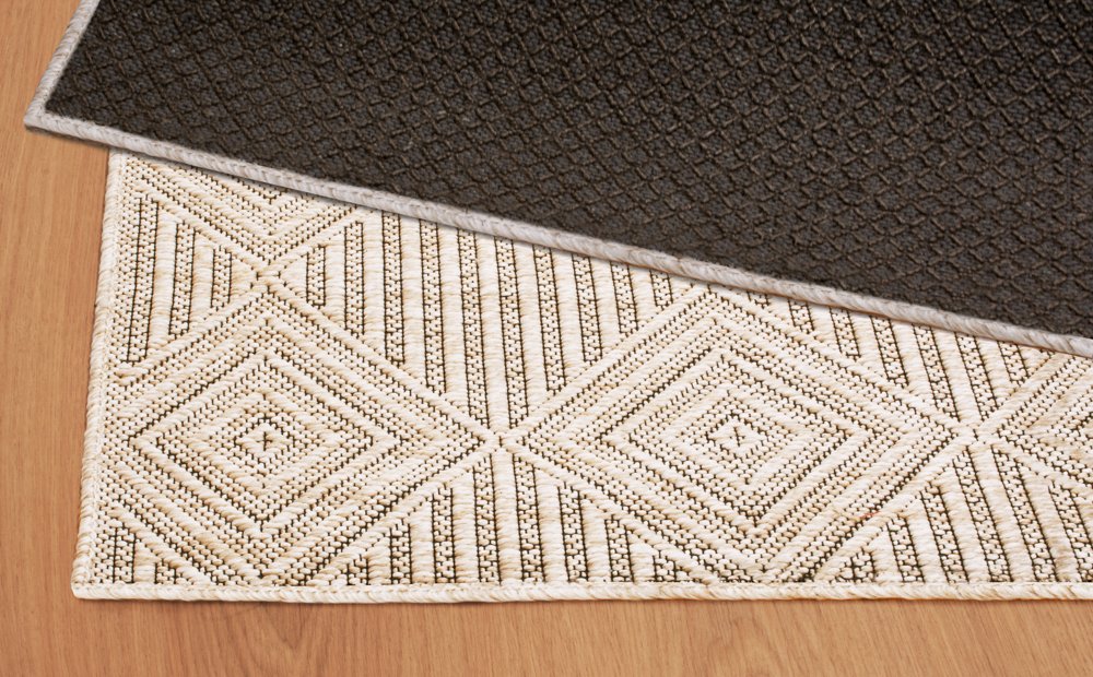 Alfombra Suave, chenilla acrilica y algodón, rombos, actual 075
