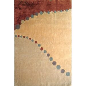 Alternative view of Alfombra Diseño moderno bolas tejido a mano IN4